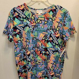 Lularoe Gracie 14 Womens Shirt Colorful Beautiful NWT